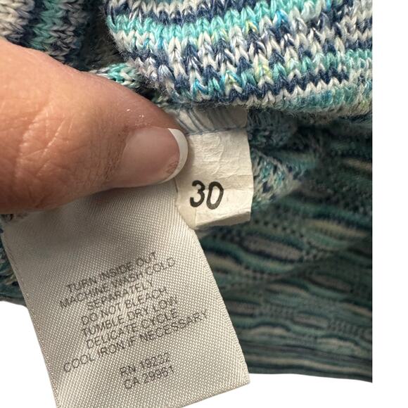 26. ALFRED DUNNER |  Textured Knit Short Sleeve Top - Size XL Y2K Vintage - Picture 4 of 6